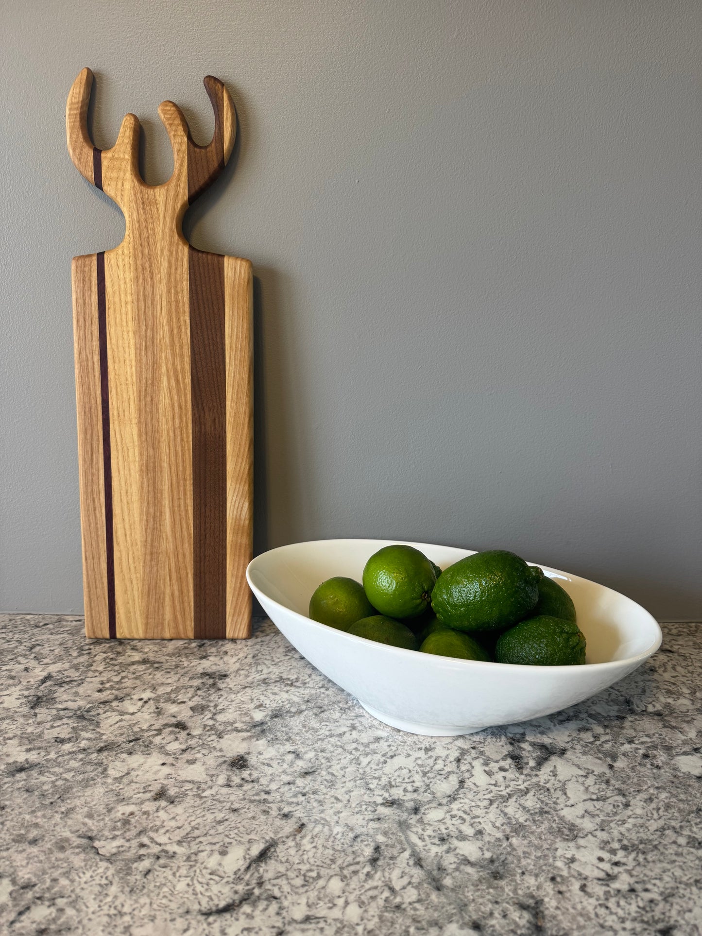 Charcuterie Board -Antler handle