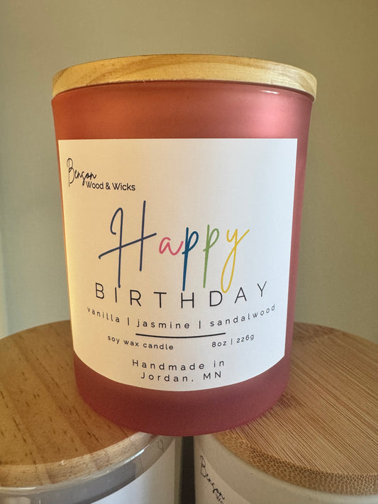Happy Birthday - Soy Candle