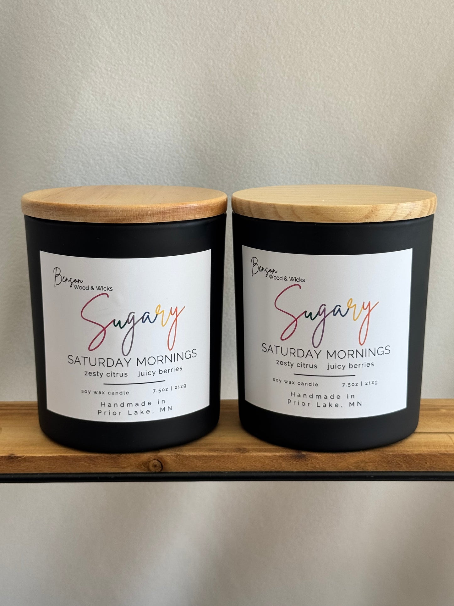 Sugary Saturday Mornings - 7.5oz Soy Candle