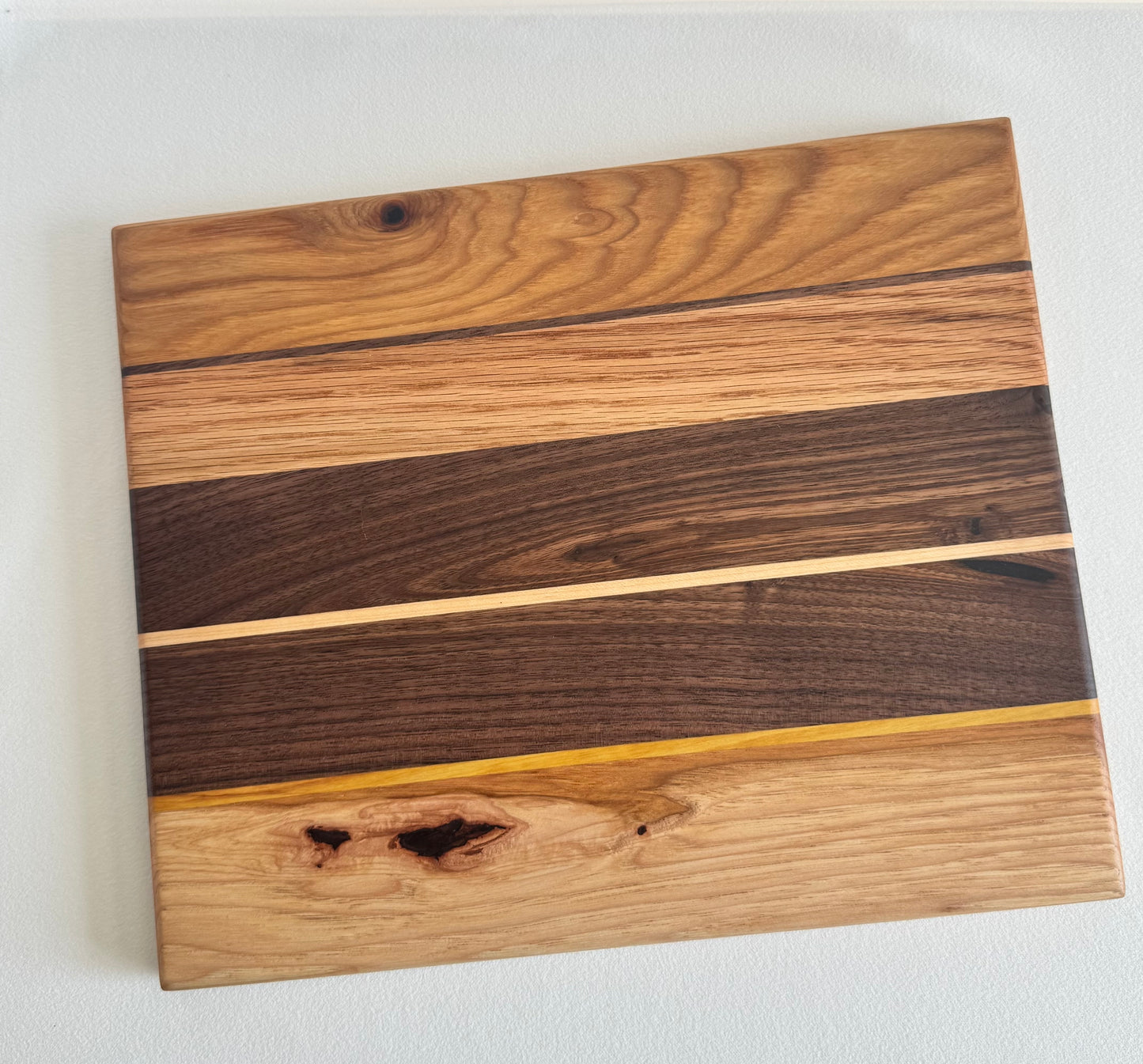 Charcuterie Board - Square - Striped Design