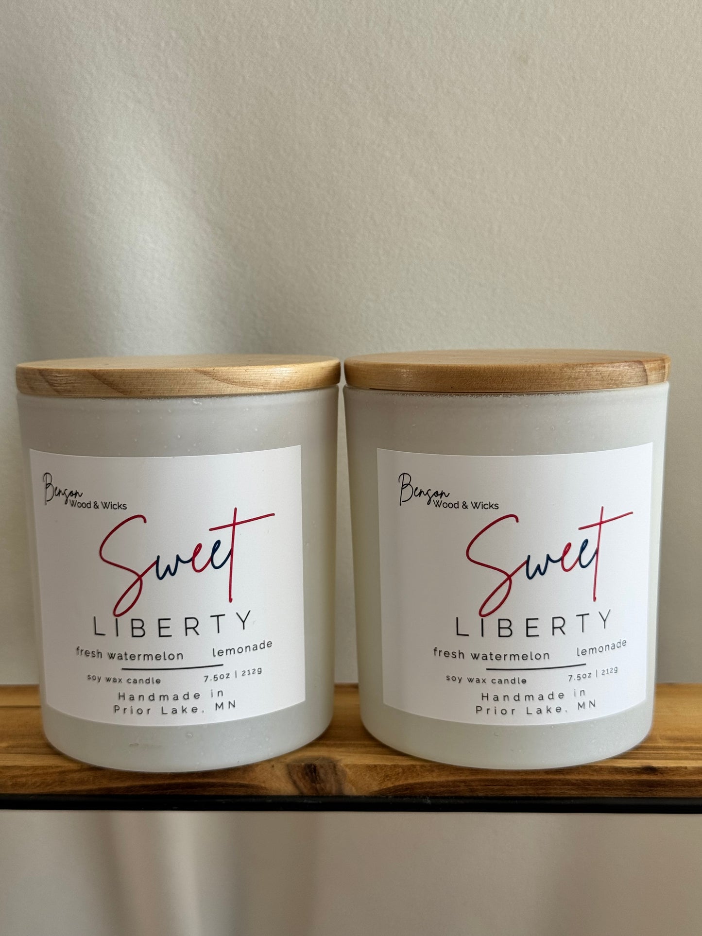 Sweet Liberty - 7.5oz Soy Candle