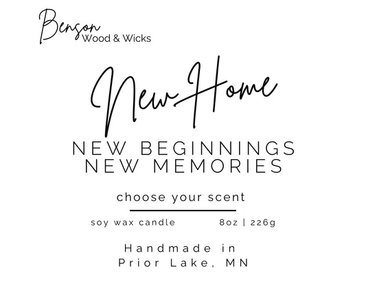 Custom Candles - Closing Day Gift