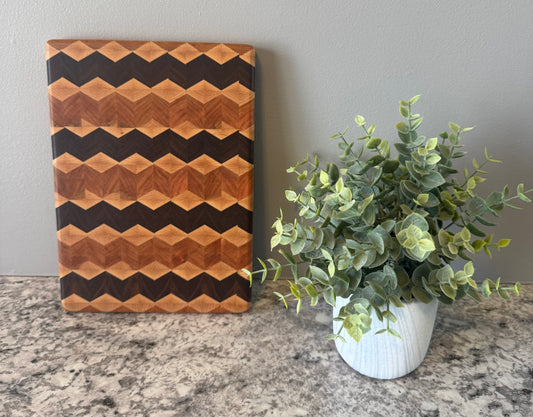 Cutting Board - 3D Small (End Grain)