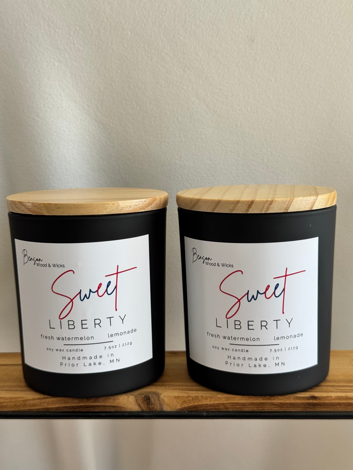 Sweet Liberty - 7.5oz Soy Candle