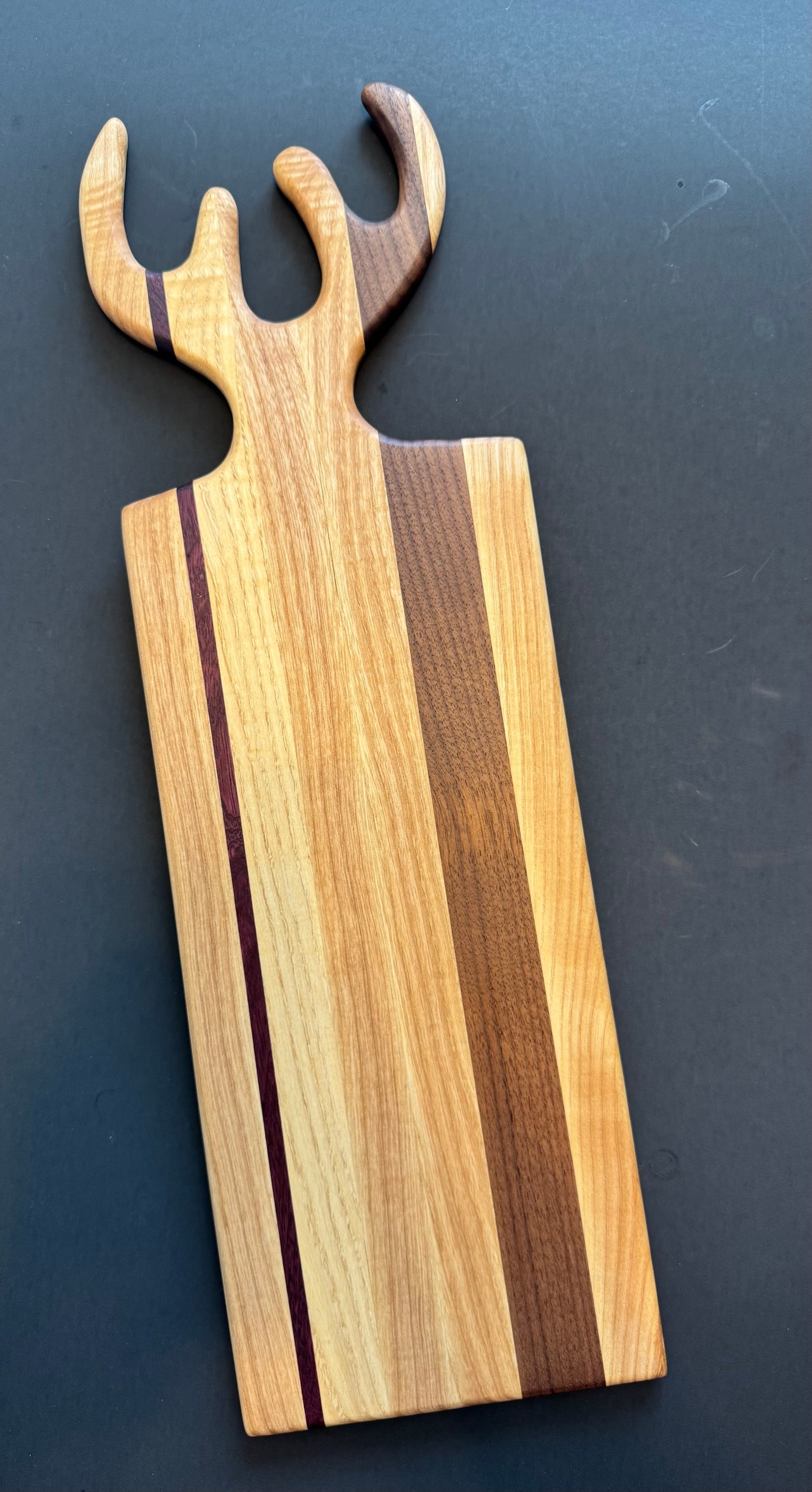 Charcuterie Board -Antler handle