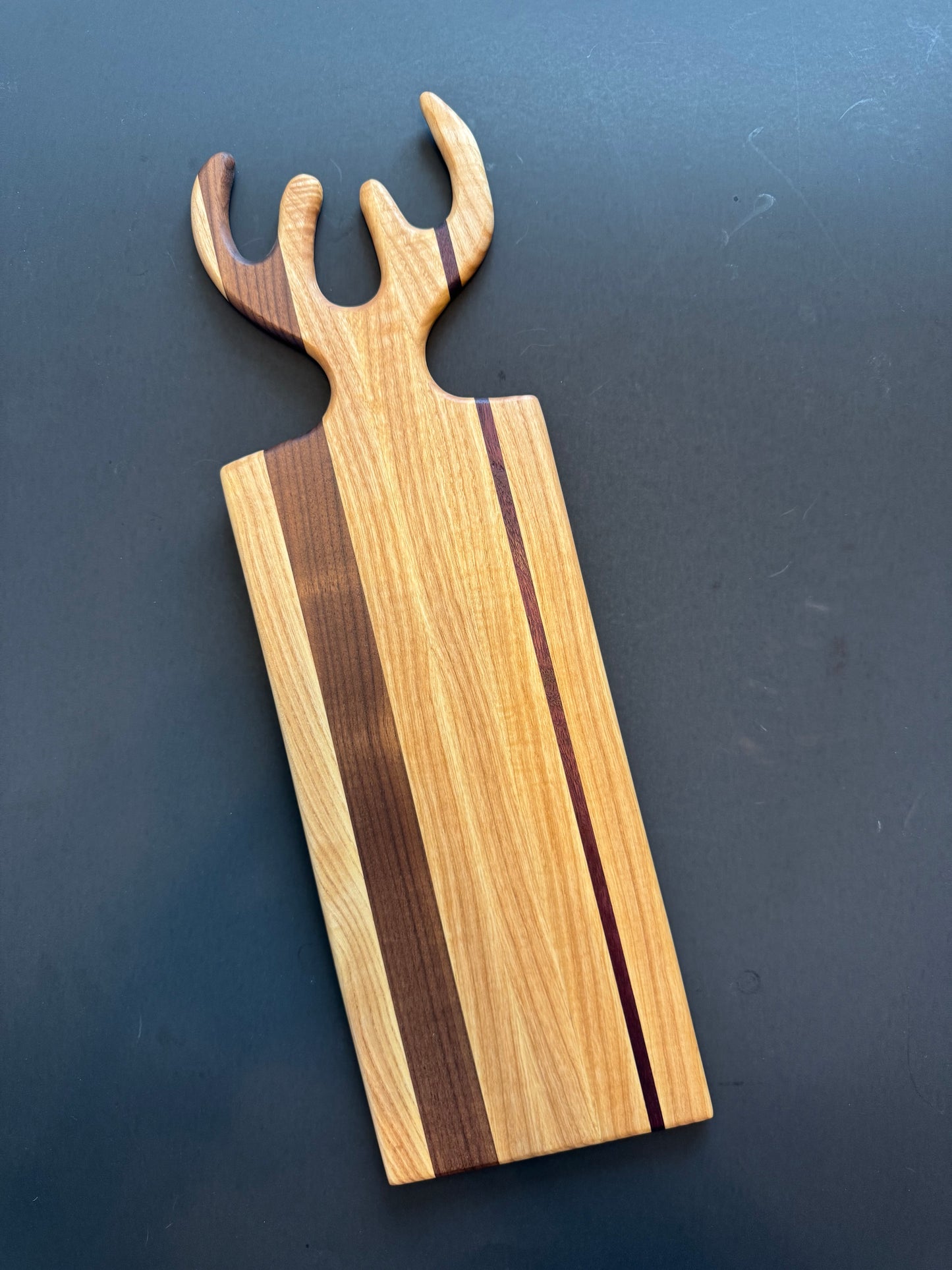 Charcuterie Board -Antler handle