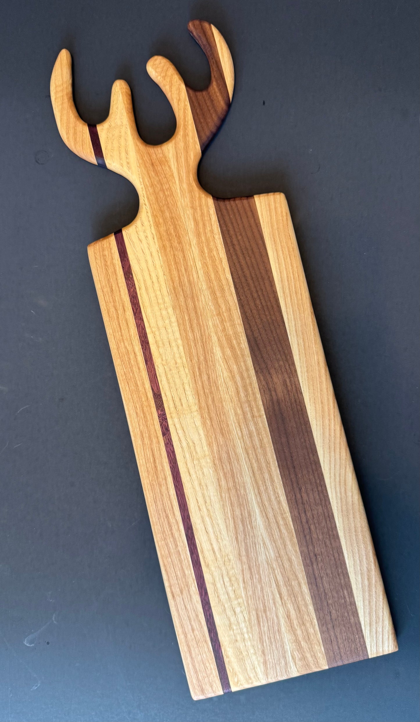 Charcuterie Board -Antler handle