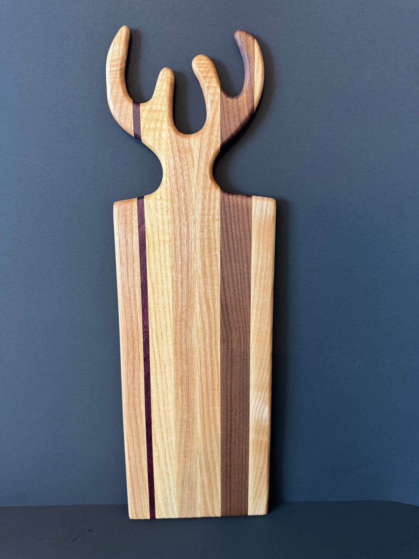 Charcuterie Board -Antler handle