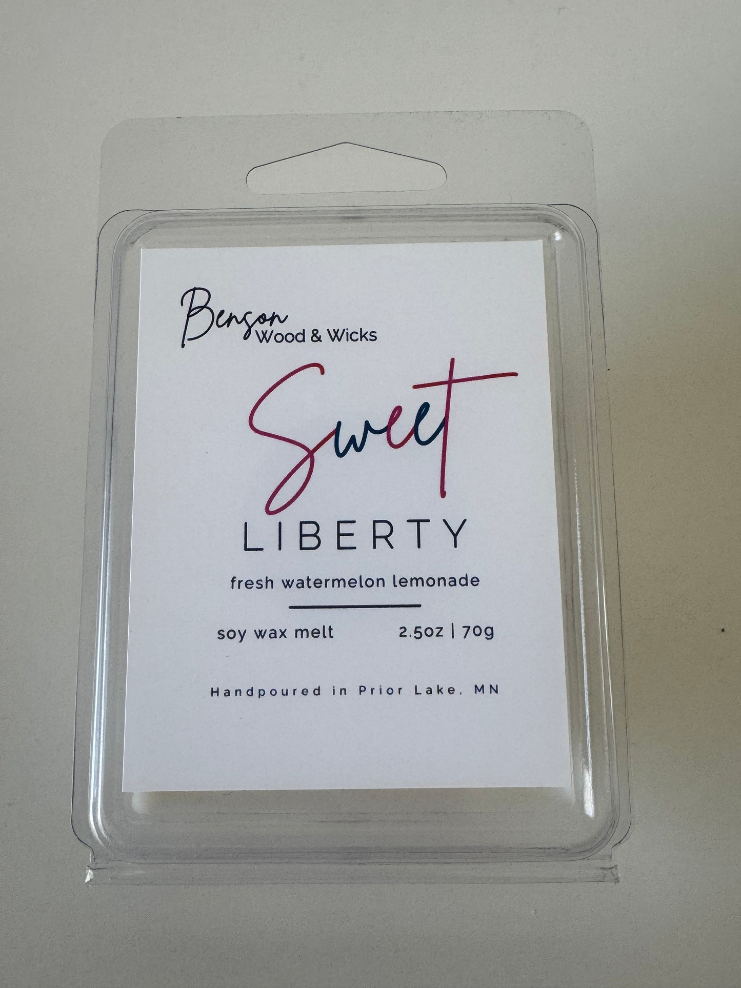 Sweet Liberty, Wax Melts